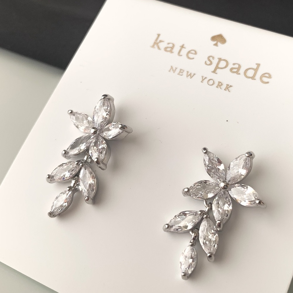 Kate Spade flower earrings - Picture 2 of 4
